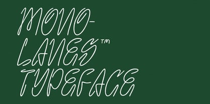 ATP Mono Lanes Font Poster 1