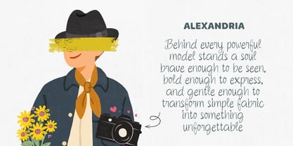 Sketchy Charm Font Poster 4