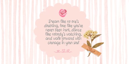 Sketchy Charm Font Poster 3