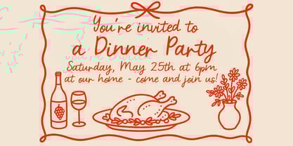 Recipe Script Font Poster 7