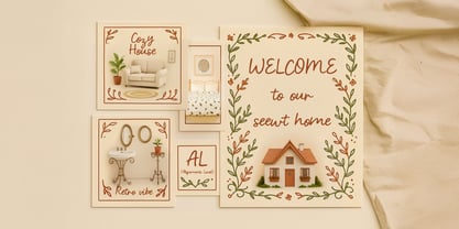 Recipe Script Font Poster 3