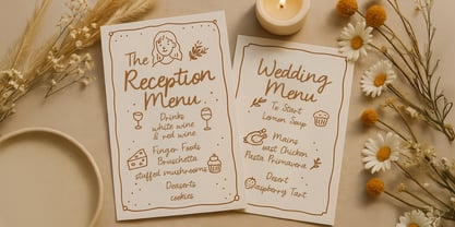 Recipe Script Font Poster 5