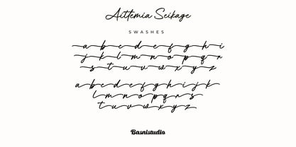 Aittemia Seikage Font Poster 11