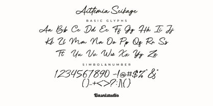 Aittemia Seikage Font Poster 10