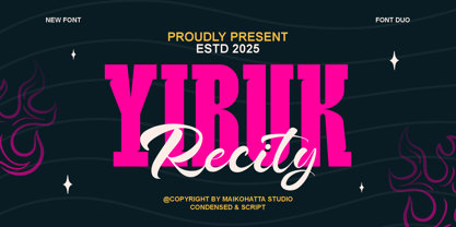 Yibuk Recity Font Poster 1