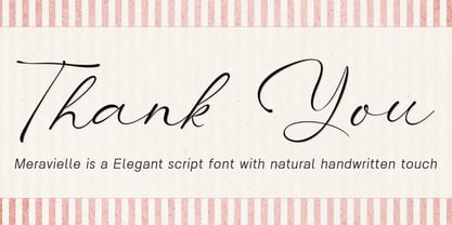 Meravielle Font Poster 15