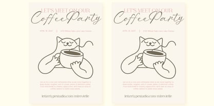 Meravielle Font Poster 13