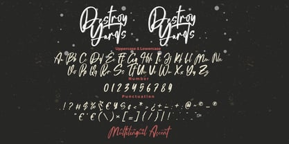 Destroy Yards Font Poster 9