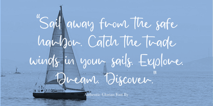 Authentic Glorian Font Poster 6