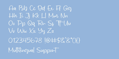 Authentic Glorian Font Poster 7