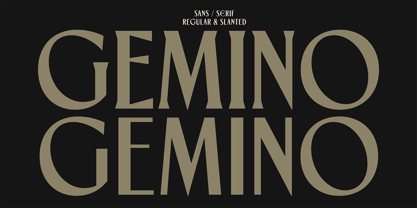 TNSC Gemino Font Poster 1