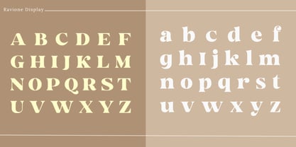 Ravione Display Font Poster 10