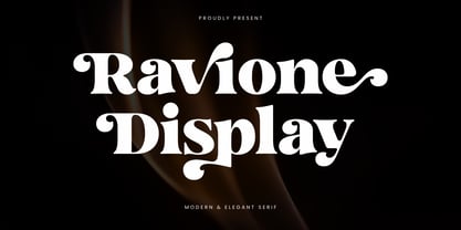 Ravione Display Font Poster 1