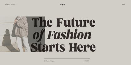 Ravione Display Font Poster 3