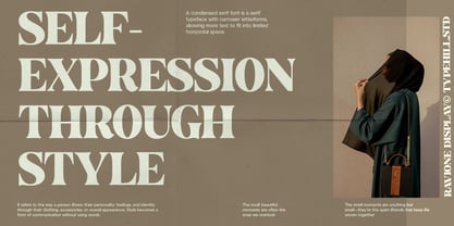 Ravione Display Font Poster 4