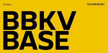 BBKV Base Font Poster 1