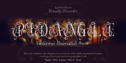 Pidangle Font Poster 1