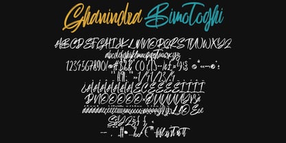 Ghanidra Bimotoghi Font Poster 5