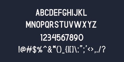 Cesford Font Poster 11