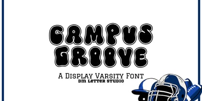 Campus Groove Font Poster 1