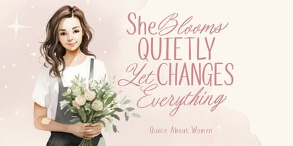 Claudia Sansbert Font Poster 3