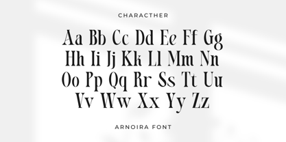 Arnoira Font Poster 9