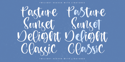 Twilight Heaven Font Poster 5