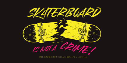 Broken Khemory Font Poster 9