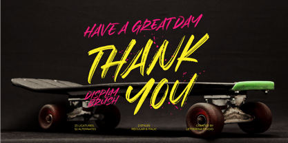 Broken Khemory Font Poster 15