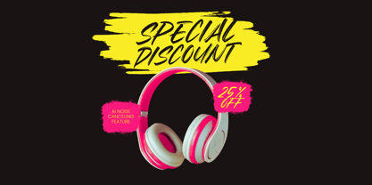 Broken Khemory Font Poster 3