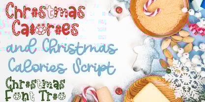 PN Christmas Calories Font Poster 1