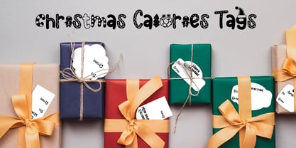 PN Christmas Calories Font Poster 9