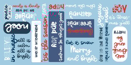 PN Christmas Calories Font Poster 2