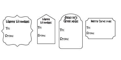 PN Christmas Calories Font Poster 11