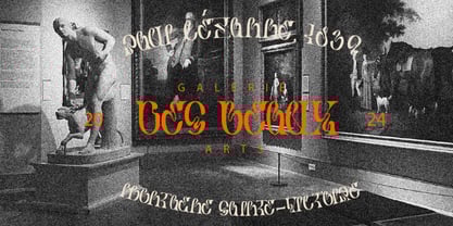 Welmap Font Poster 2