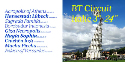 BT Circuit Font Poster 3
