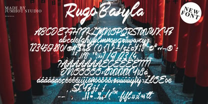 Rugo Bosyla Font Poster 5