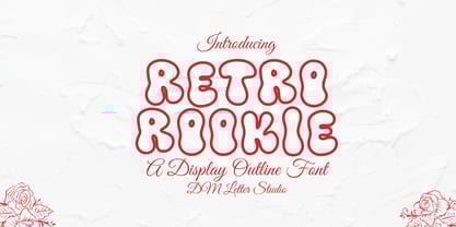 Retro Rookie Font Poster 1