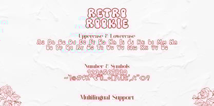 Retro Rookie Font Poster 9