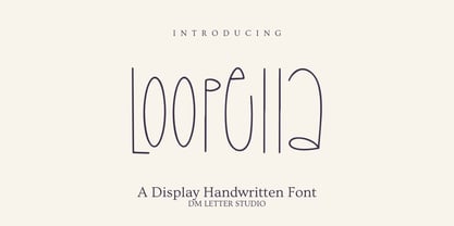 Loopella Font Poster 1