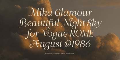 Margena Font Poster 3