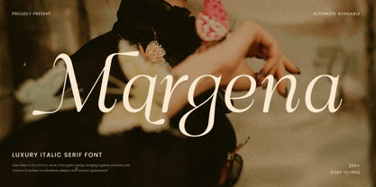 Margena Font Poster 8