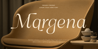 Margena Font Poster 1