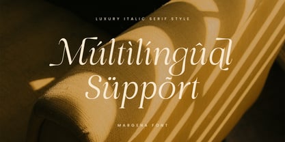 Margena Font Poster 12