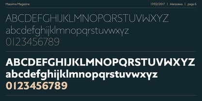 Massimo Font Poster 6