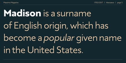 Massimo Font Poster 5