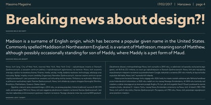 Massimo Font Poster 4