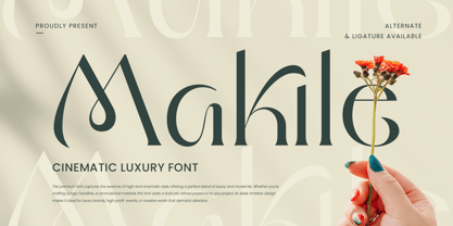Makile Font Poster 1