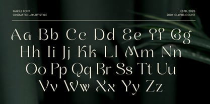 Makile Font Poster 11