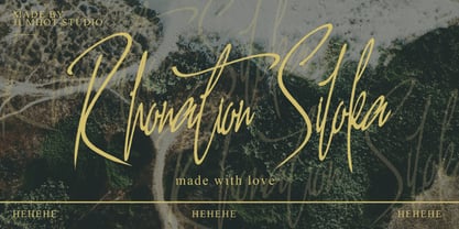 Rhonation Syloka Font Poster 1